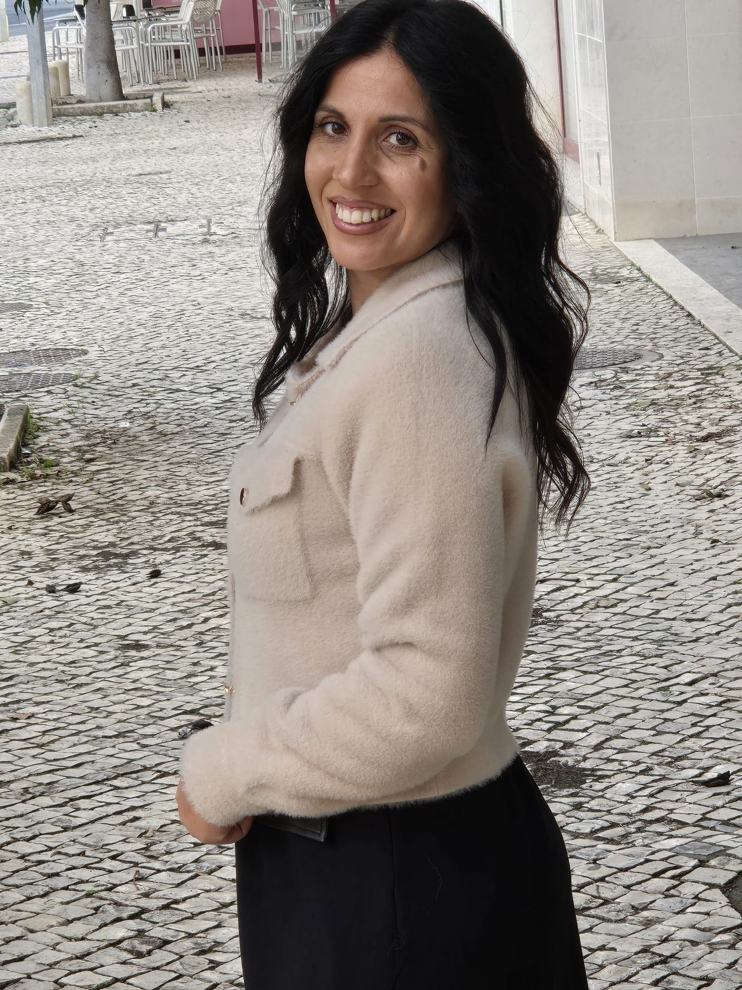 CASACO DE MALHA MACIO FLY GIRL