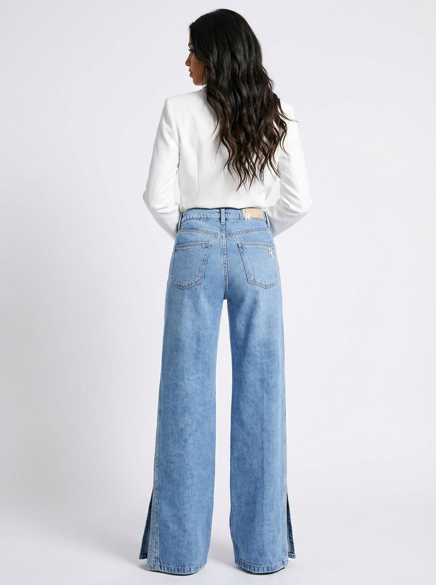 CALÇAS APLICAÇÕES STRASS RELISH