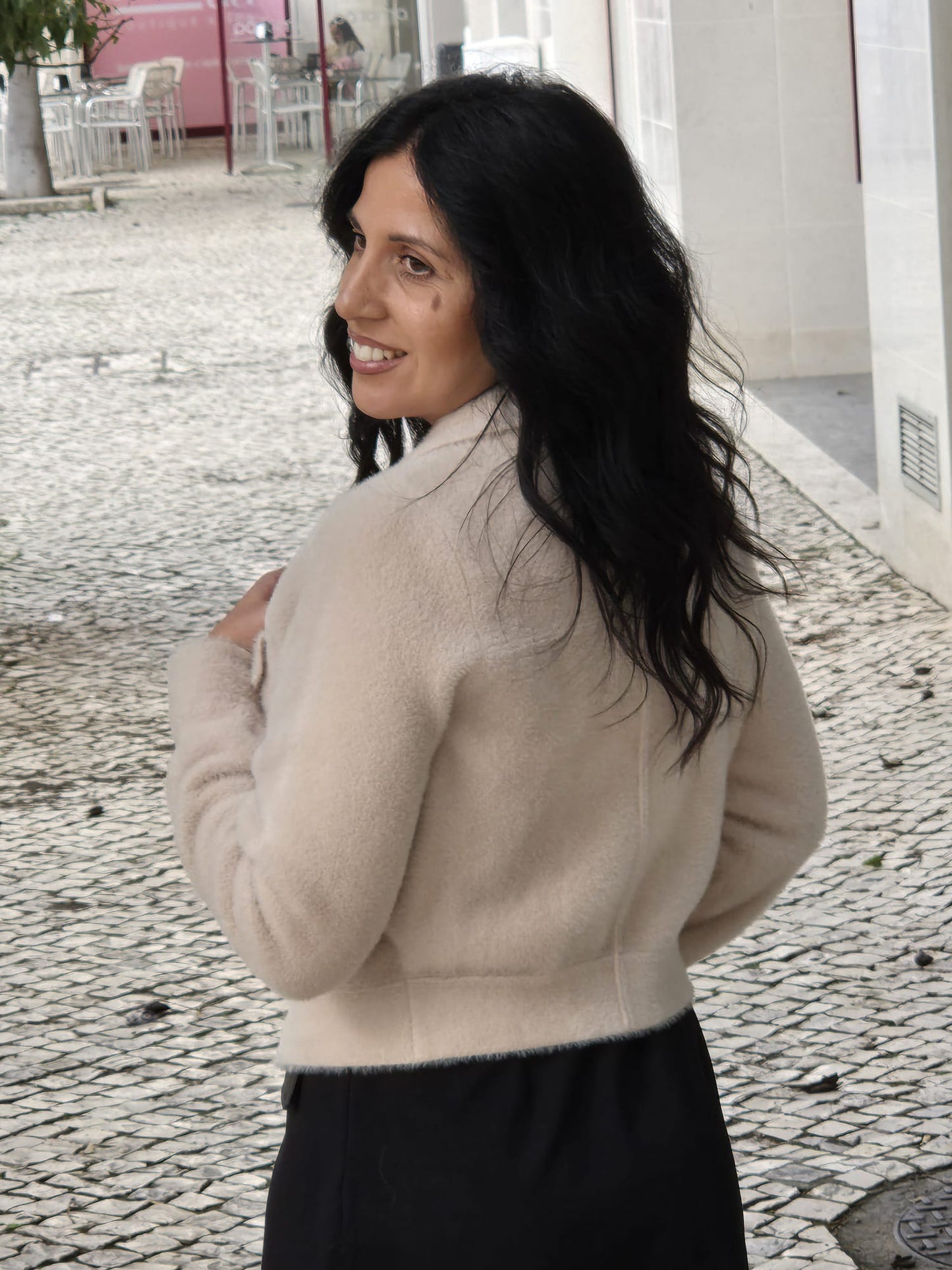 CASACO DE MALHA MACIO FLY GIRL