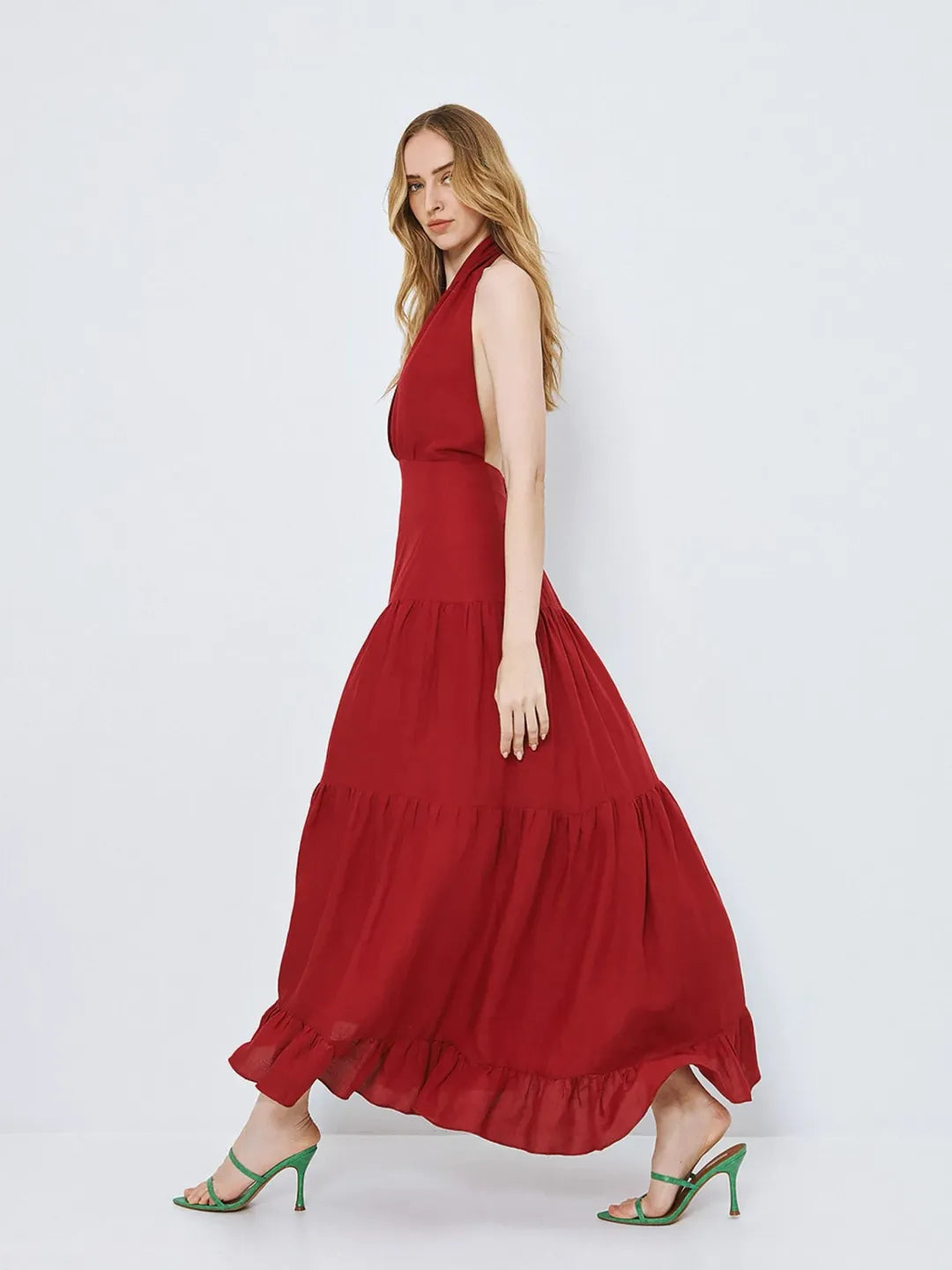 MAXI VESTIDO LINHO ACCESS