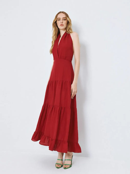 MAXI VESTIDO LINHO ACCESS