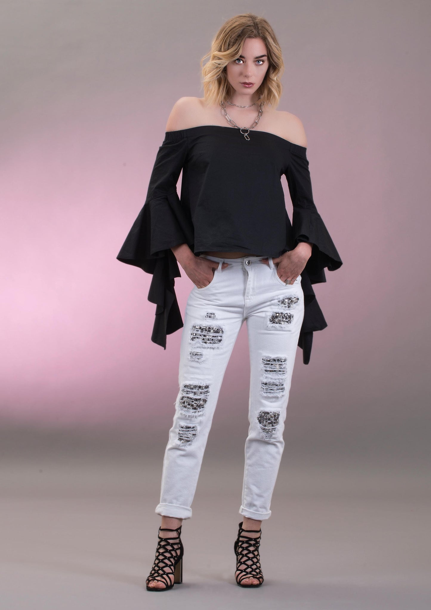 PANTALON À SEQUINS RELISH